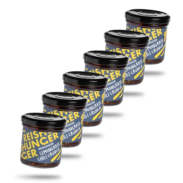 Reishunger Lemongrass Chili Crunch 6x120g mild