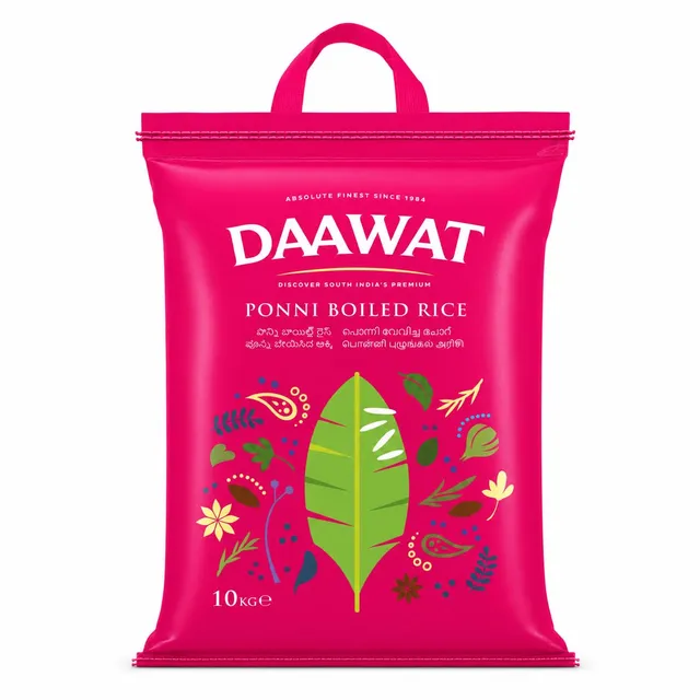 Daawat Ponni Parboiled Reis 10kg weich