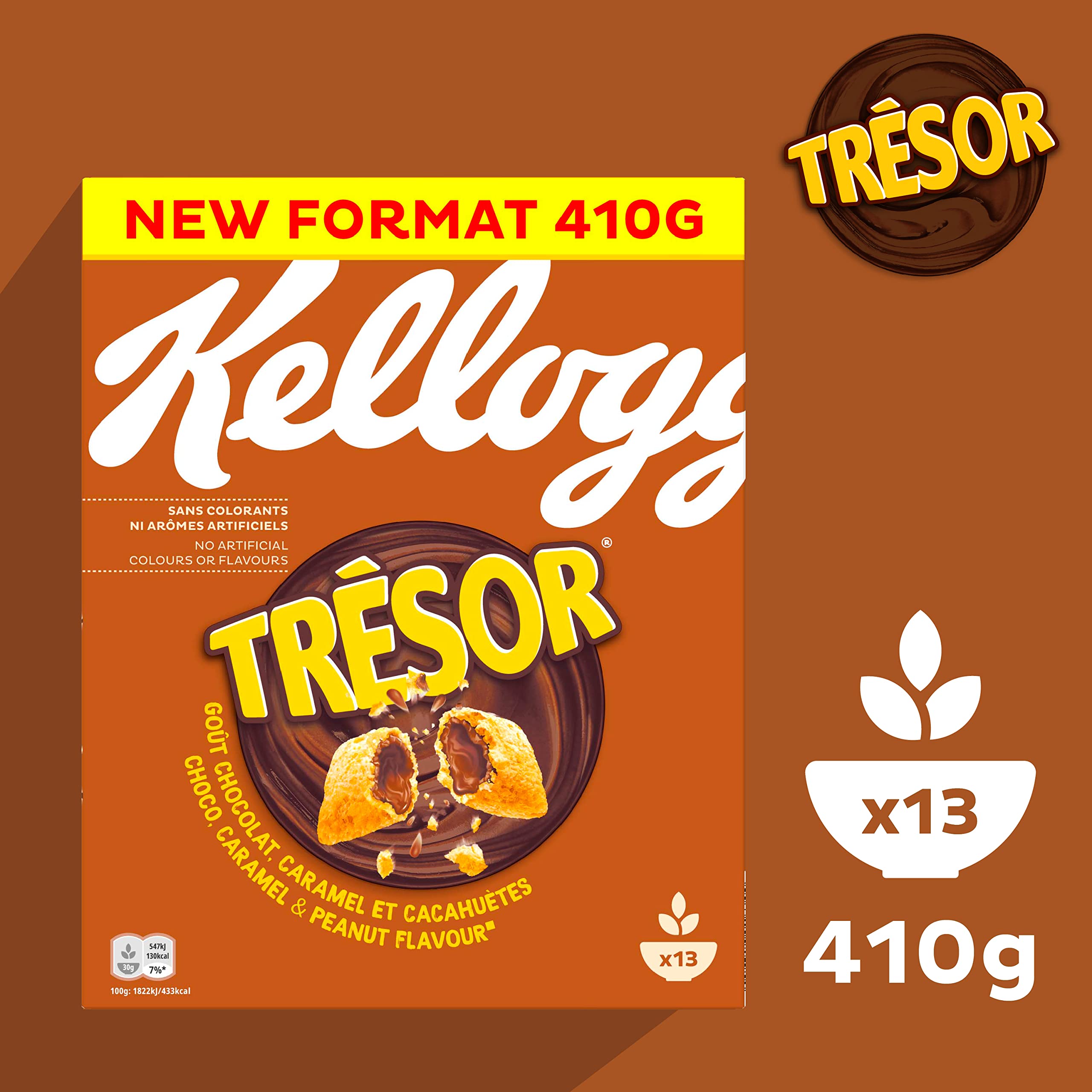Kellogg's Tresor Choco Caramel Peanut Cerealien 410g