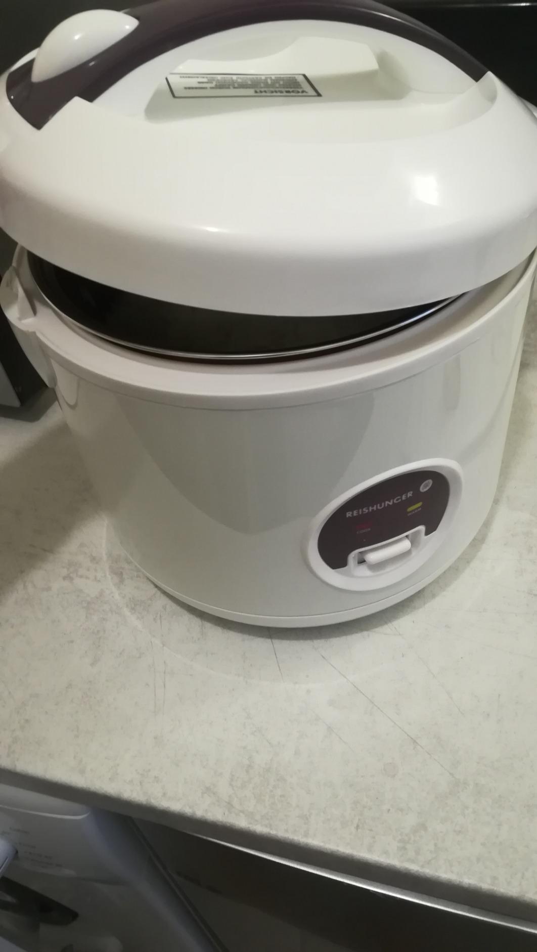 Reishunger Reiskocher Dampfgarer 1,2l Weiß 6 Portionen
