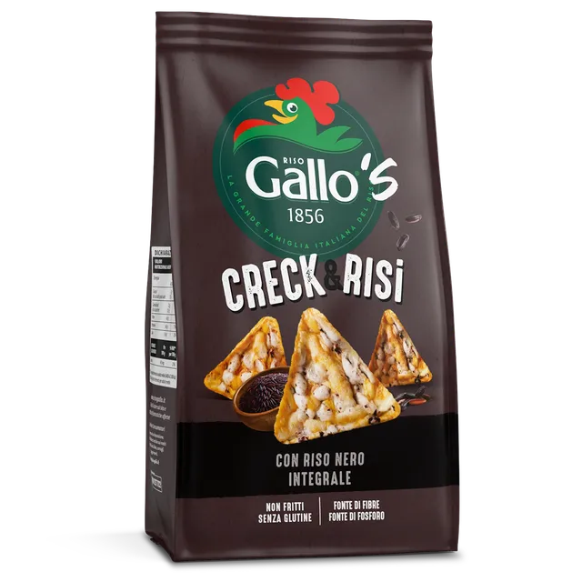 Riso Gallo Creck & Risi Reiscracker Schwarzer Reis Mais