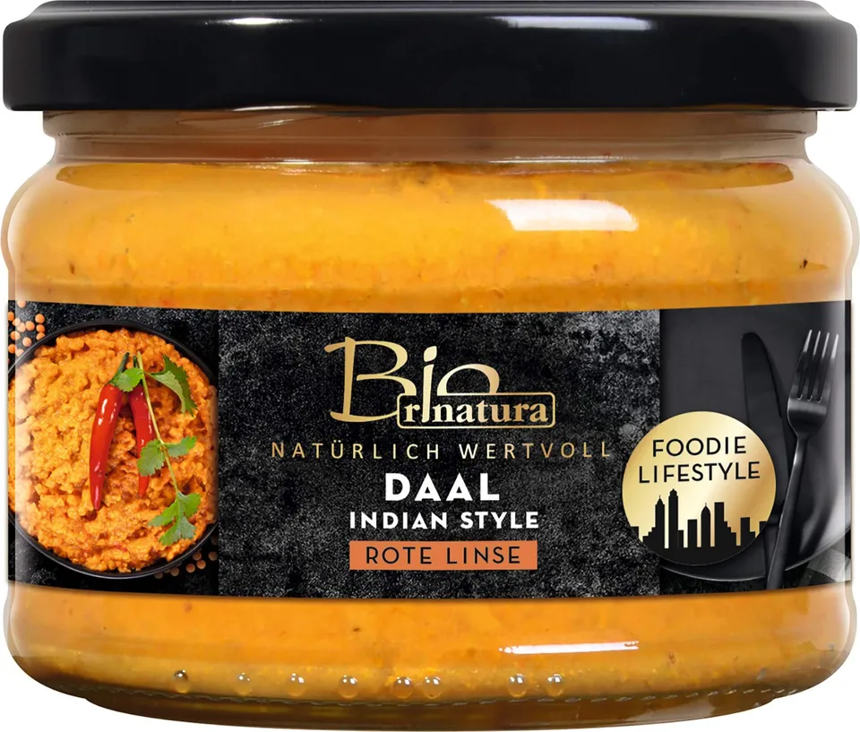 rinatura Linsen Daal Indian Style Eintopf 240g bio