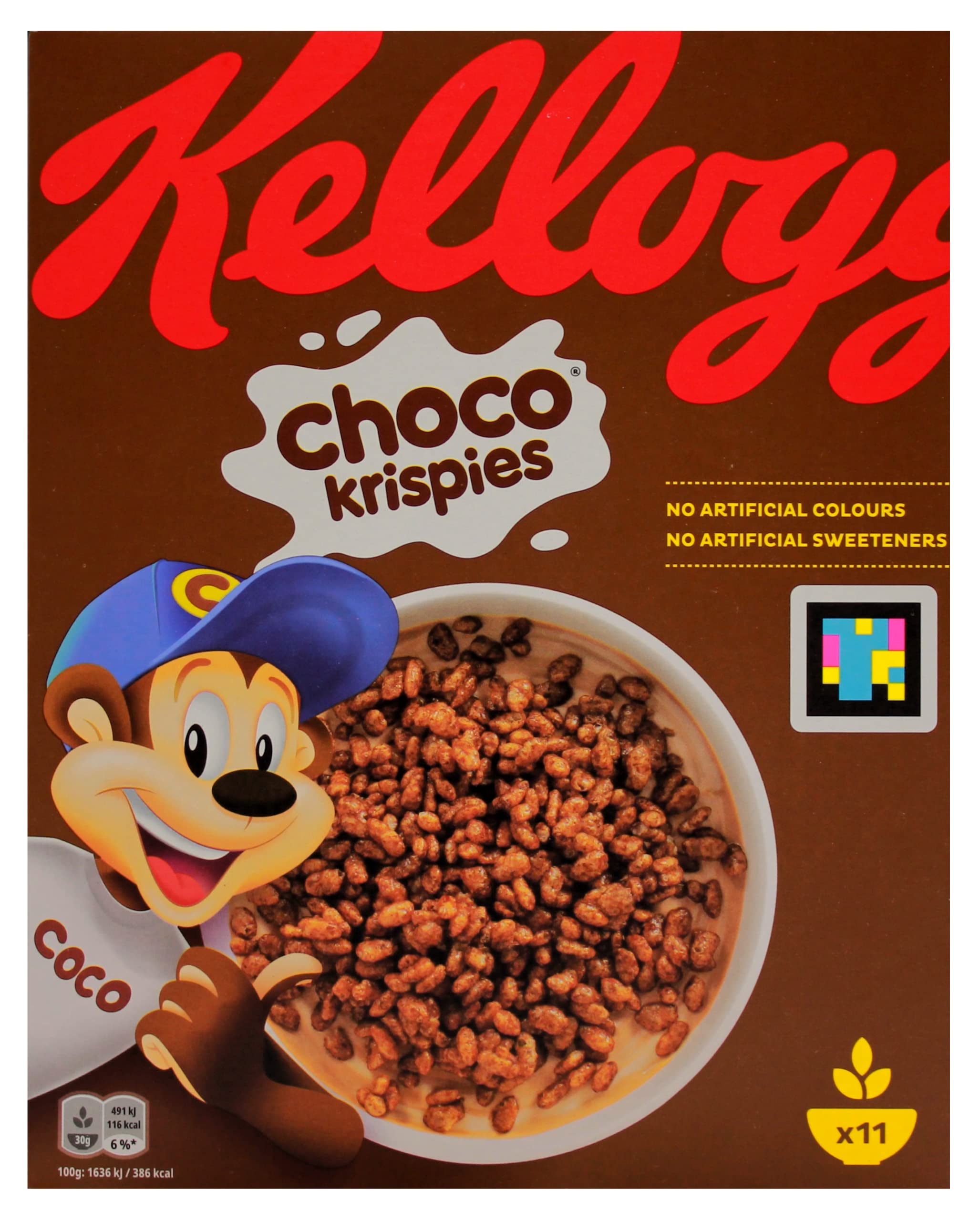 Kellogg's Choco Krispies Cerealien 330 g schokoladig