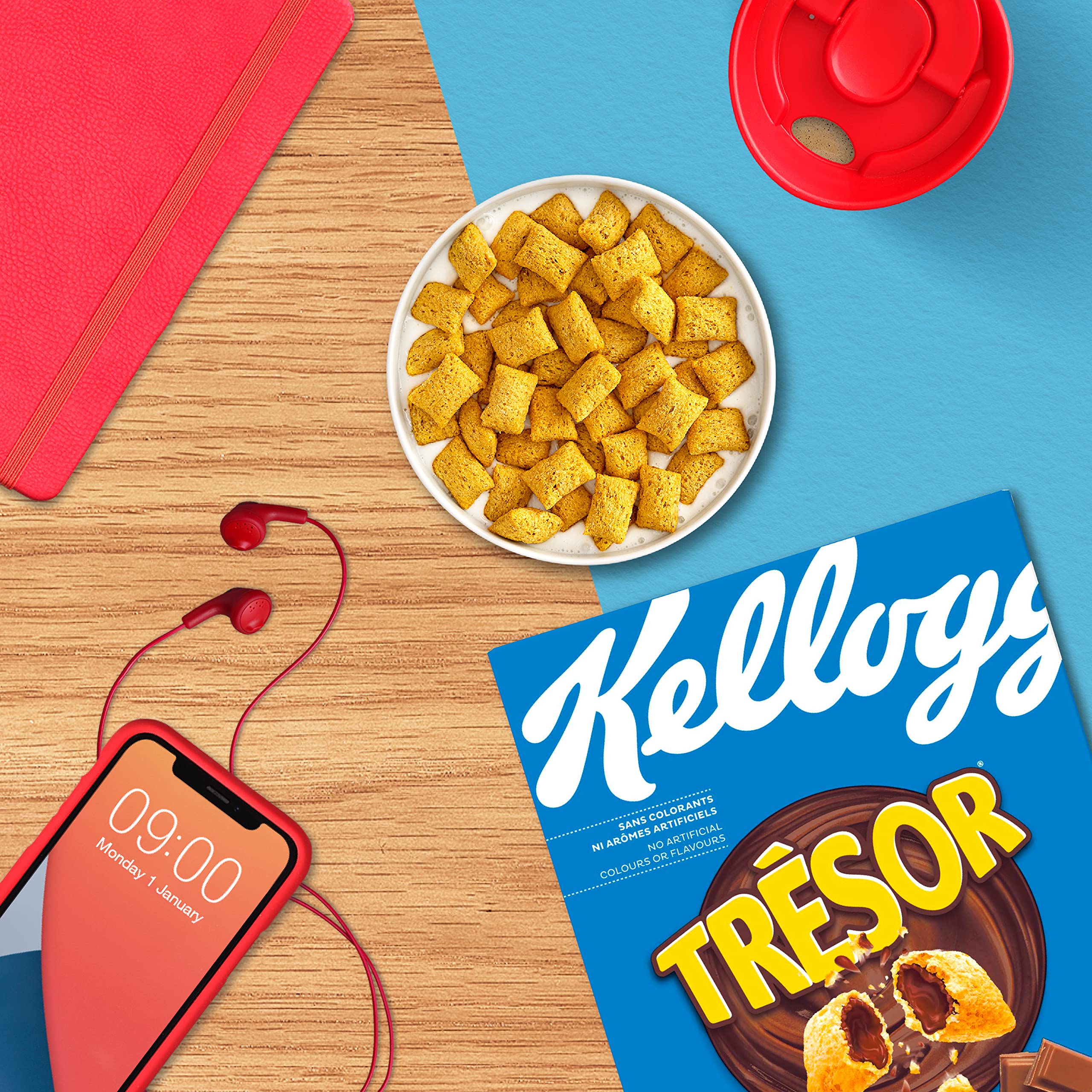 Kellogg's Tresor Milk Choco Frühstückscerealien 620g schokoladig