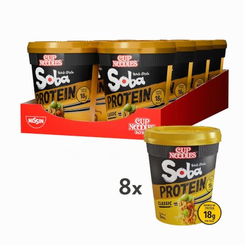 Nissin Cup Noodles Soba Protein Classic 8x92 g