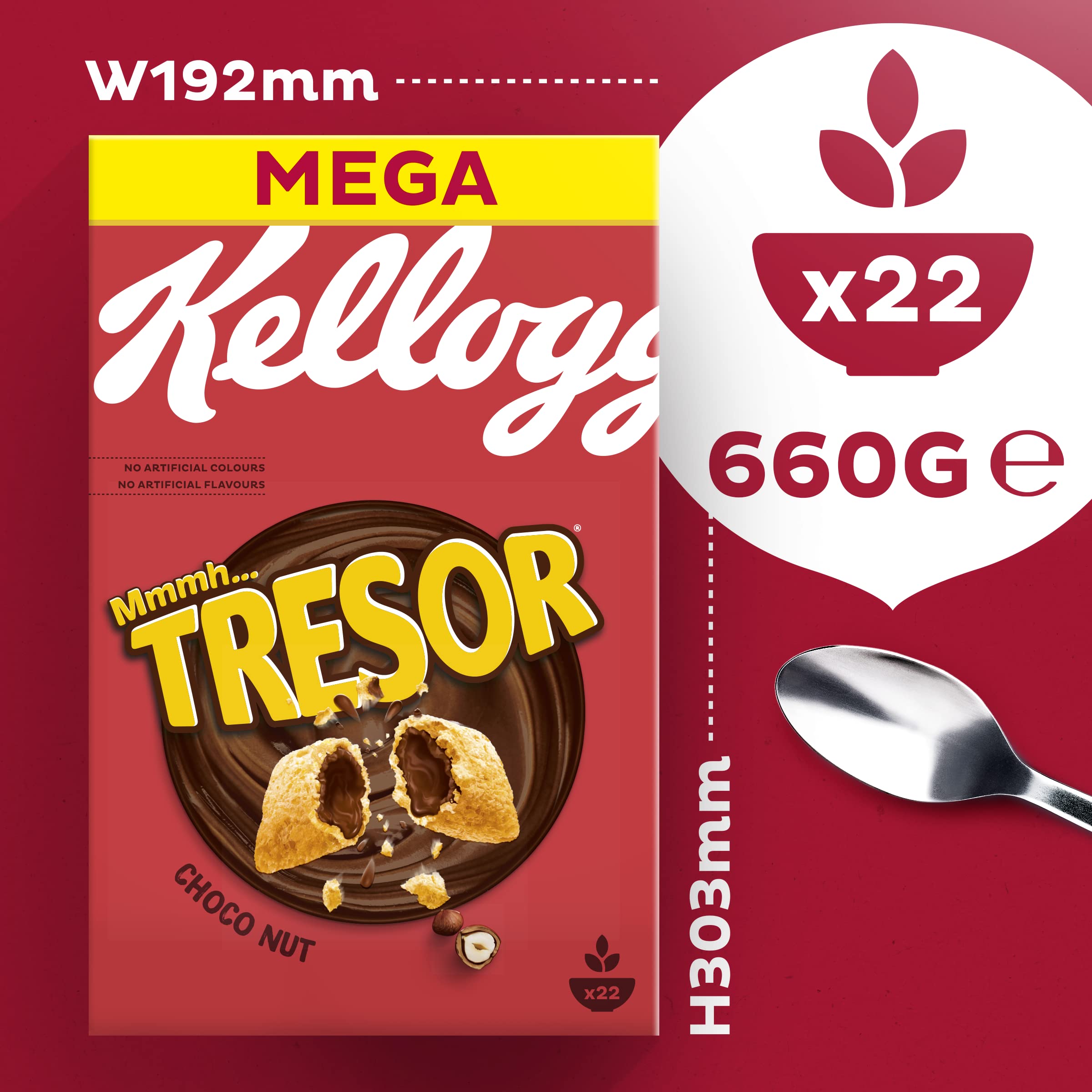 Kellogg's Tresor Choco Nut Cerealien 660g Schoko