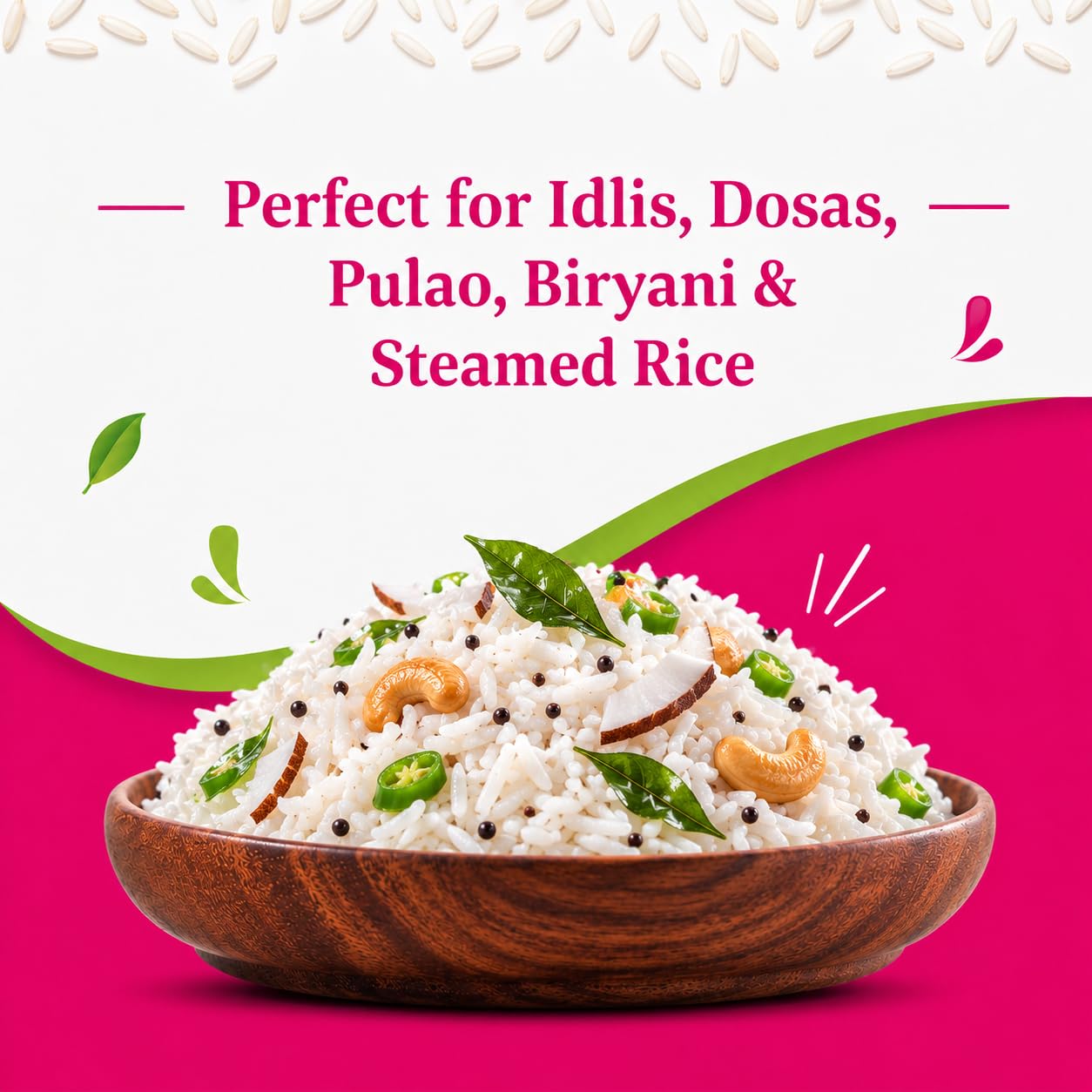Daawat Ponni Parboiled Reis 10kg weich