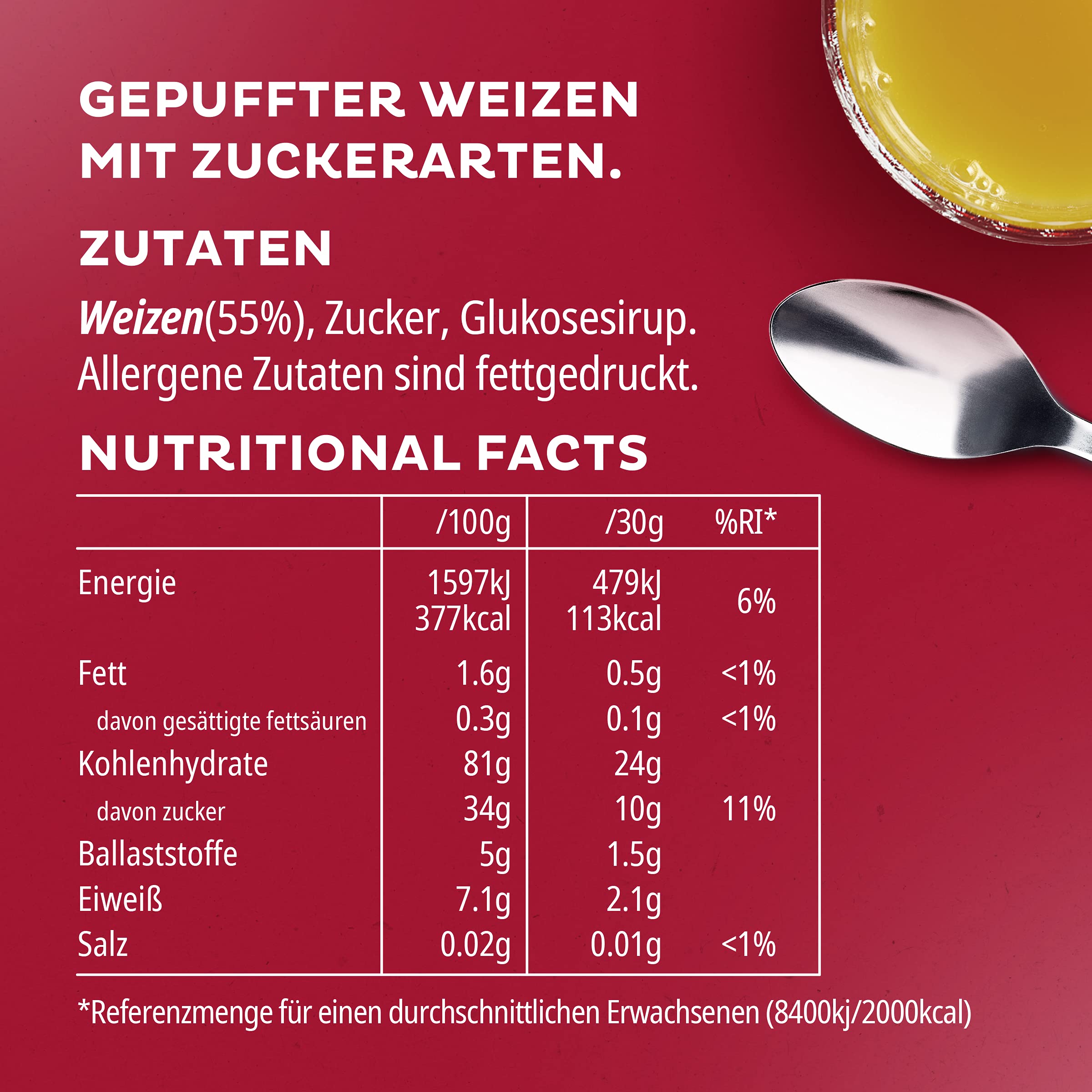 Kellogg's Smacks Frühstückscerealien 700 g Honig-Weizen