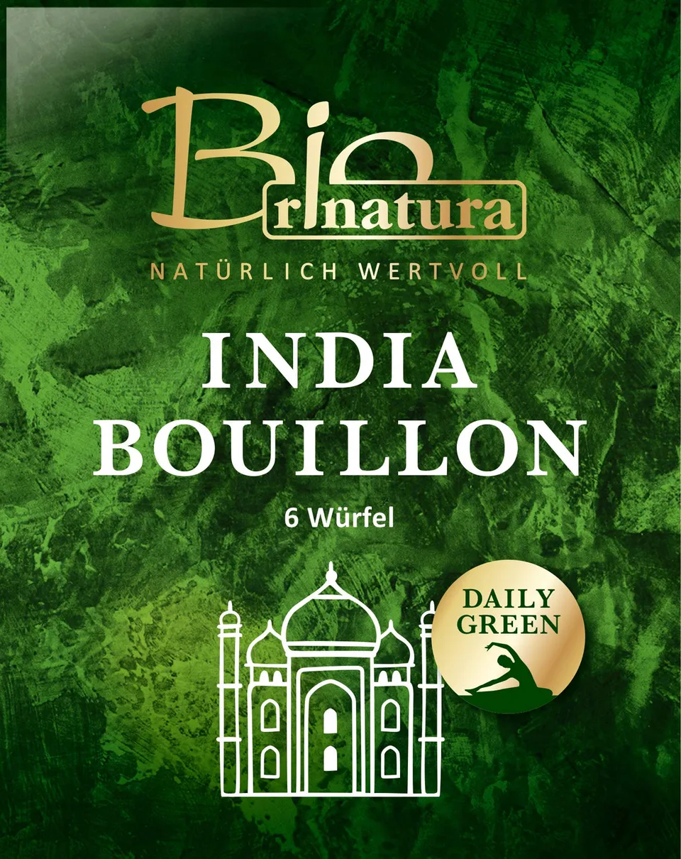 rinatura India Bouillon Brühwürfel 54g bio
