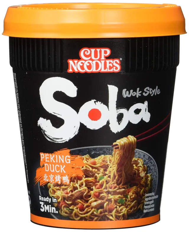 Nissin Soba Cup Noodles Peking Duck 87g Wok