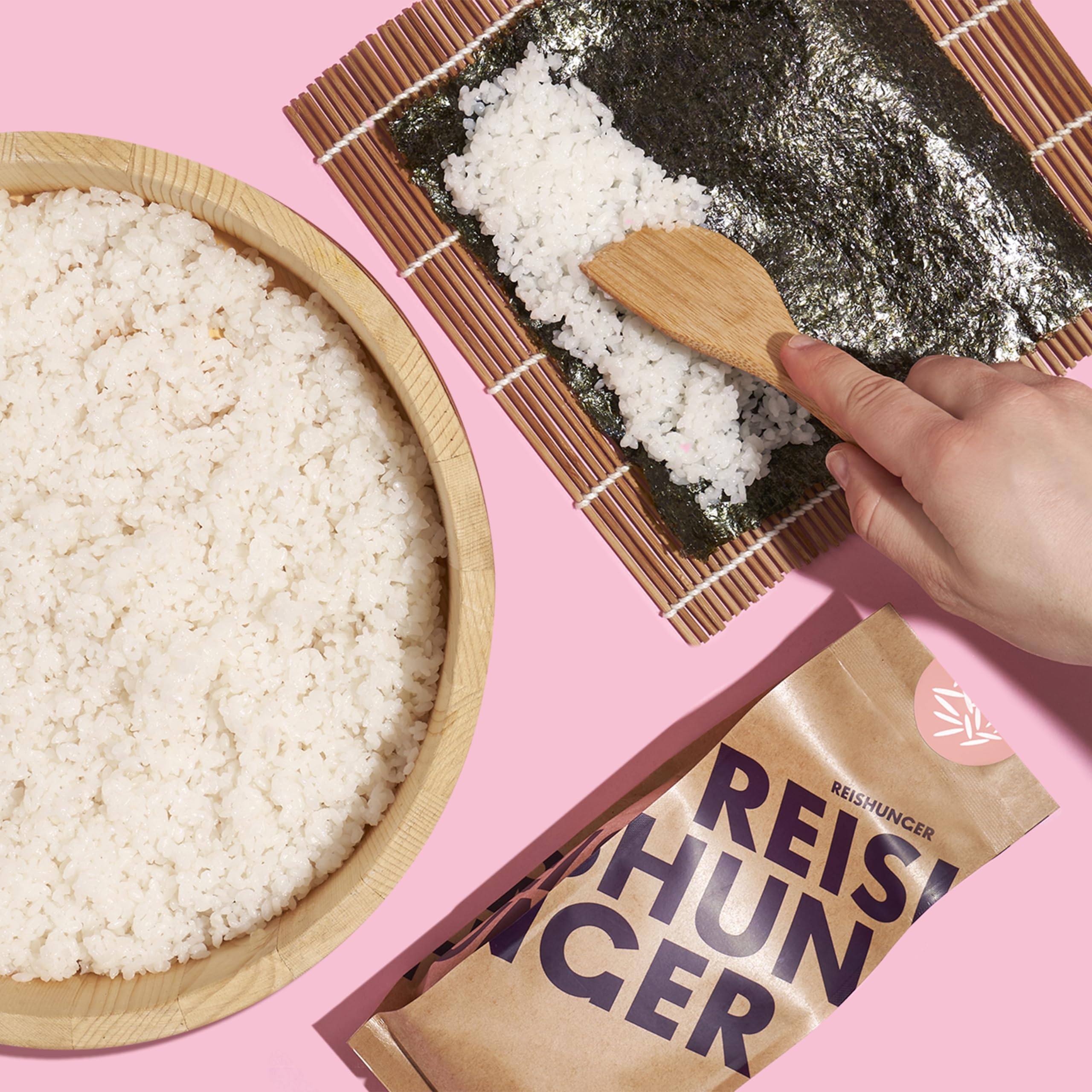 Reishunger Koshihikari Sushi Reis 3x600g Japan