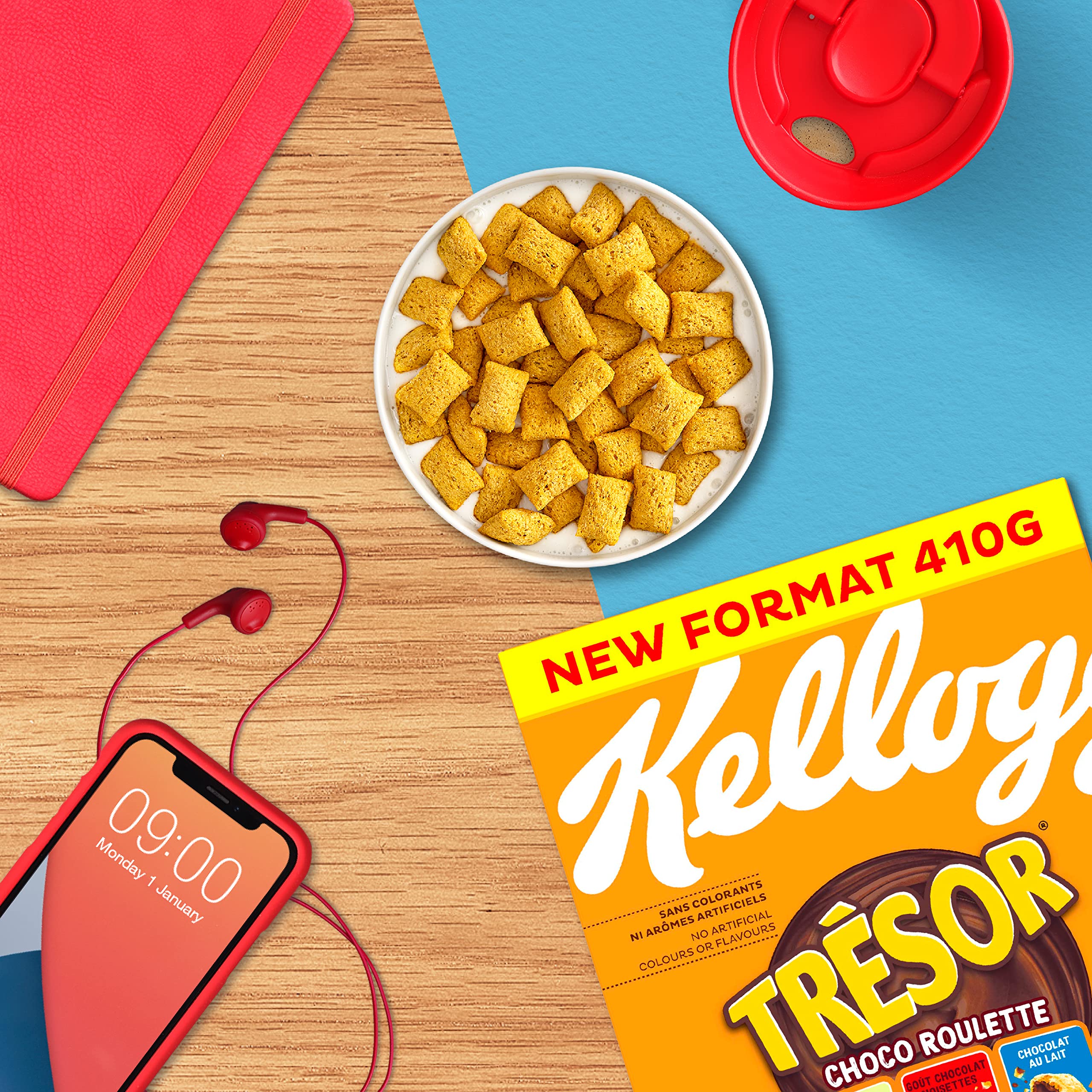 Kellogg's Tresor Choco Roulette Cerealien 410g Triple
