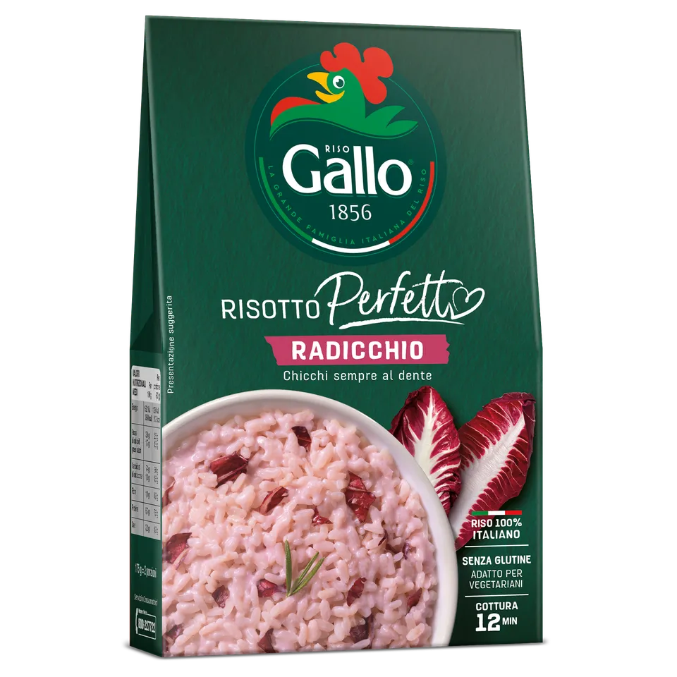 Riso Gallo Risotto Perfetto Radicchio Fertigrisotto 175g glutenfrei