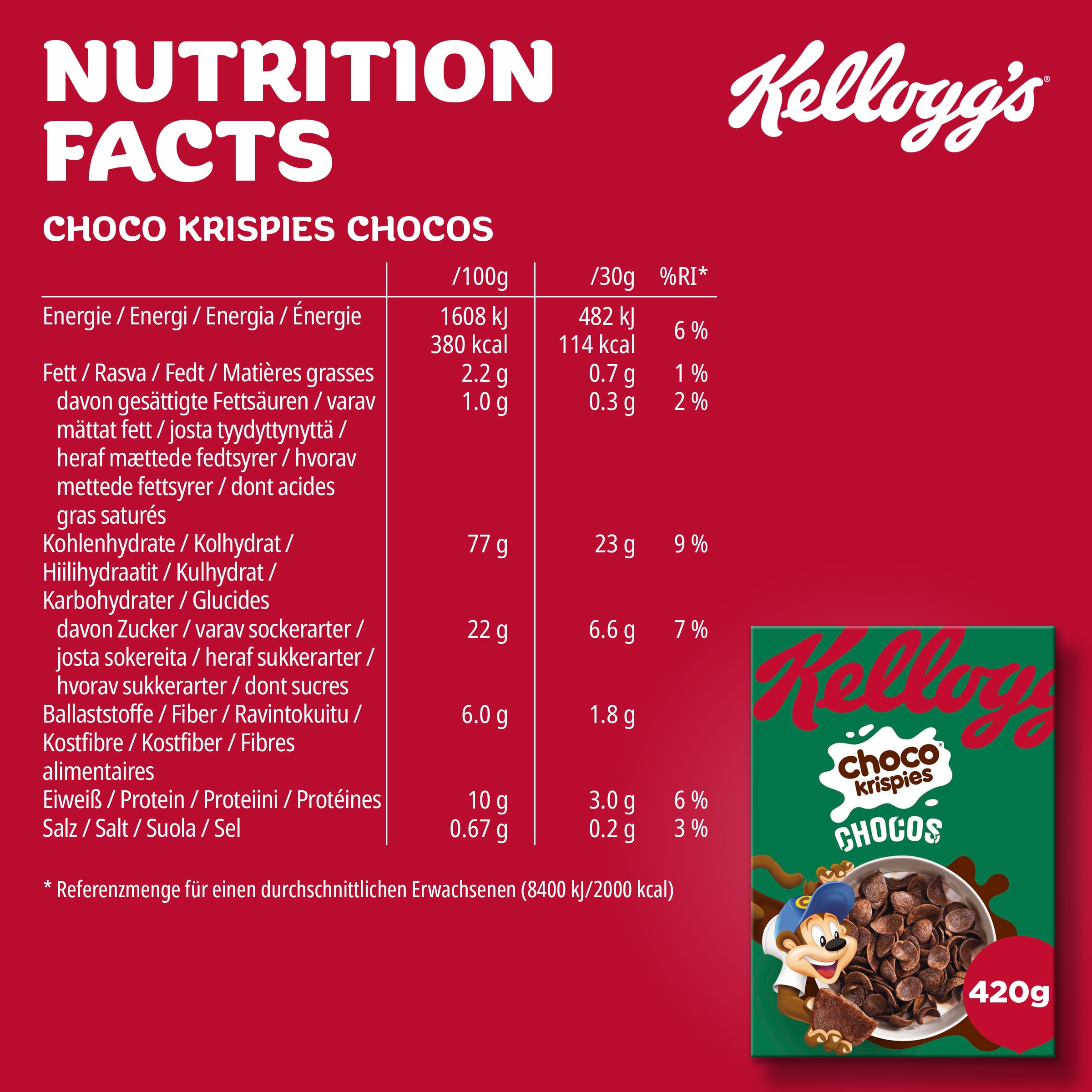 Kellogg's Variety Cerealien Mix Frosties Chocos Rice Krispies