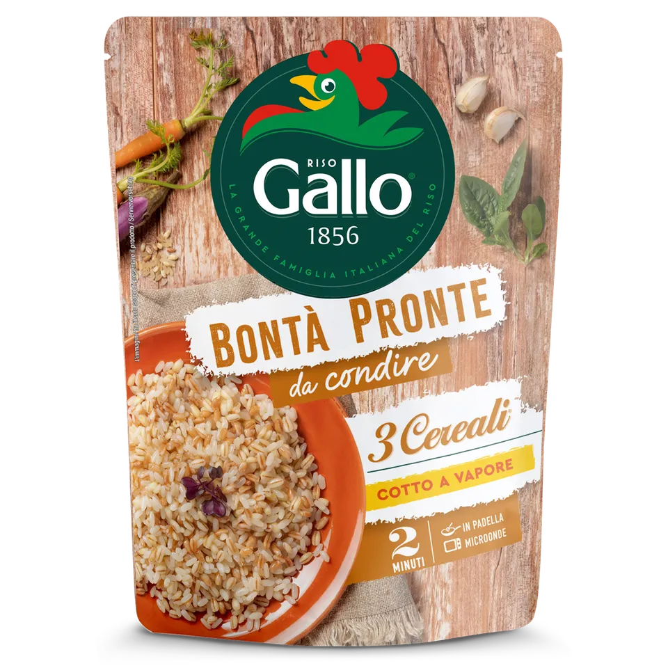 Riso Gallo Bontà Pronte 3 Cereali Fertigreis 250g schnell