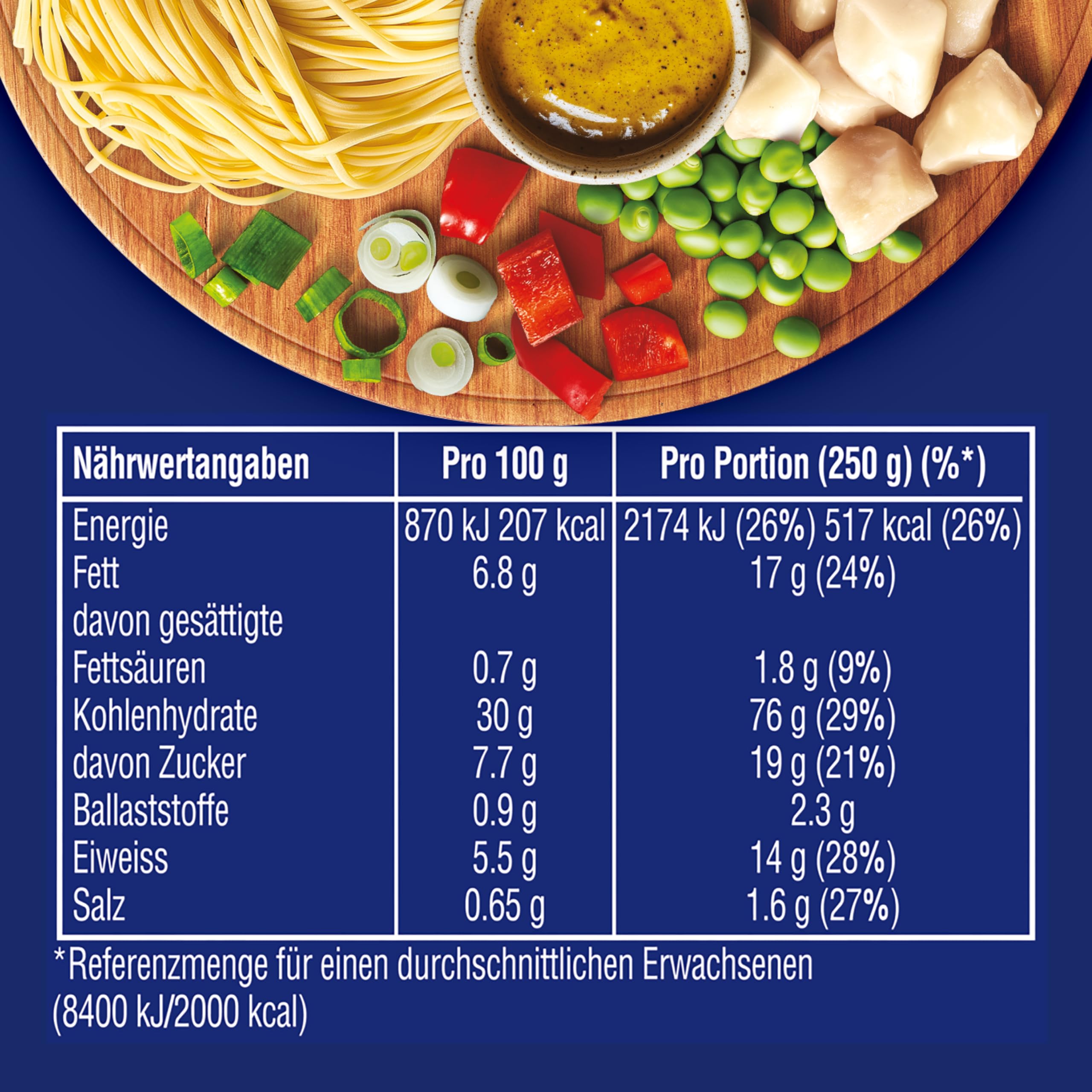 Ben's Original Street Food Singapore Curry Noodles 6x250g