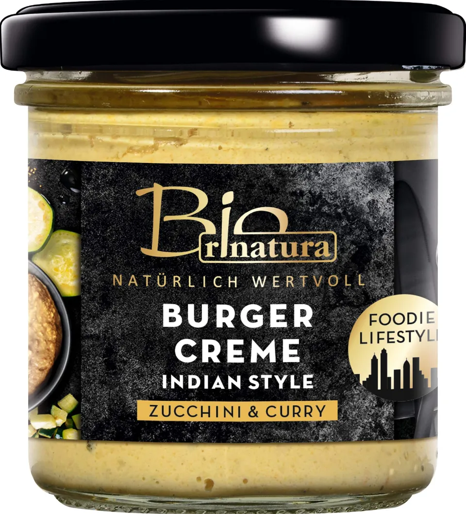 rinatura Burger Creme Indian Aufstrich 125g Bio