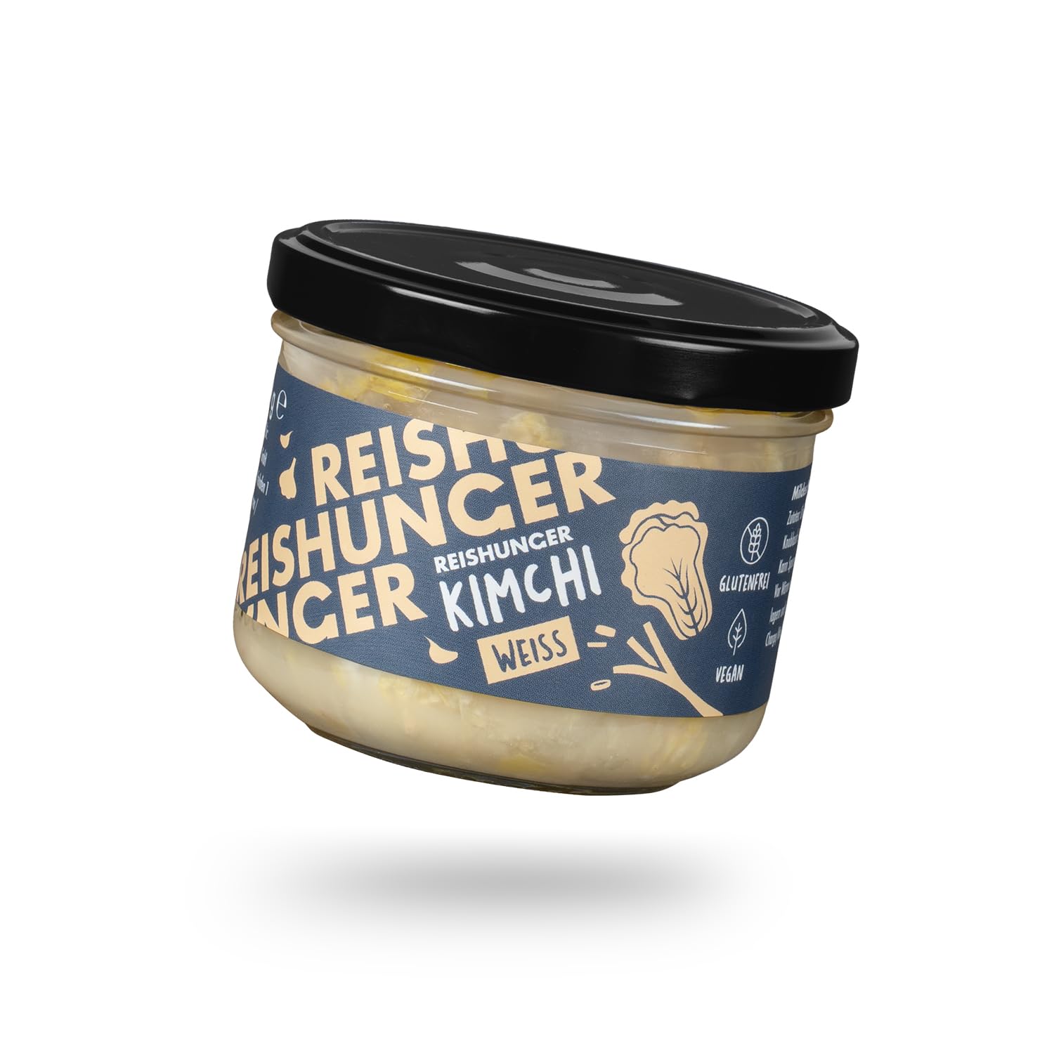 Reishunger Kimchi Glas 170g scharf fermentiert vegan