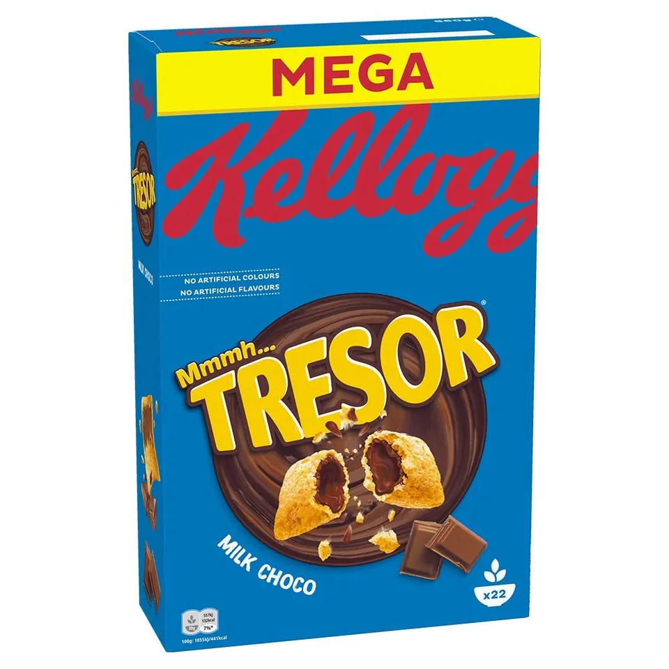 Kellogg's Tresor Milk Choco Cerealien 660g mit Schokofüllung