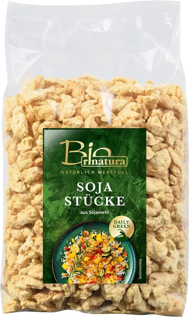 Rinatura Bio Sojastücke 250g getrocknet proteinreich