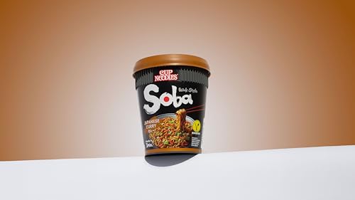 Nissin Cup Noodles Soba Japanese Curry Becher 90g vegetarisch