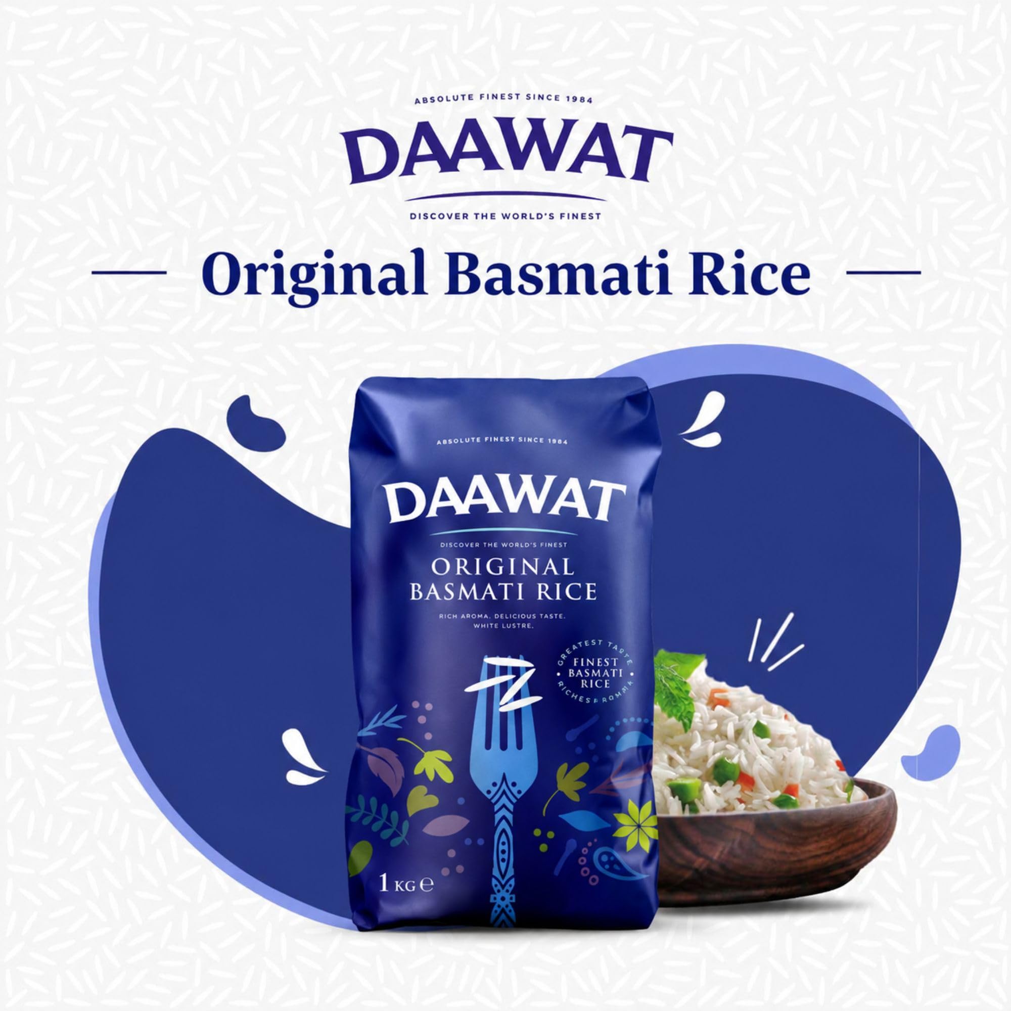 Daawat Original Basmati Reis 2kg aromatisch