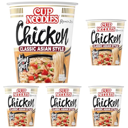 Nissin Cup Noodles Chicken Instant-Becher 63g Huhn-Ingwer