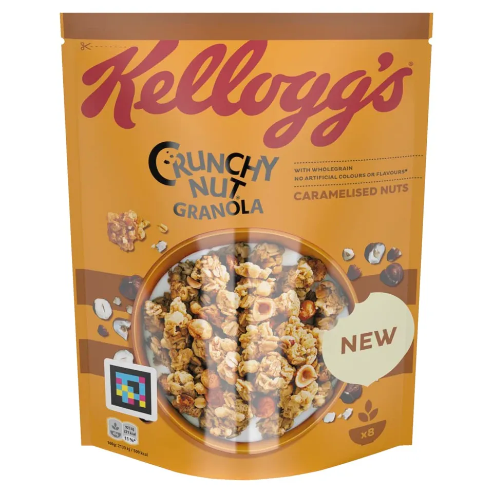 Kellogg's Crunchy Nut Caramelised Nuts Müsli 380g karamellisiert