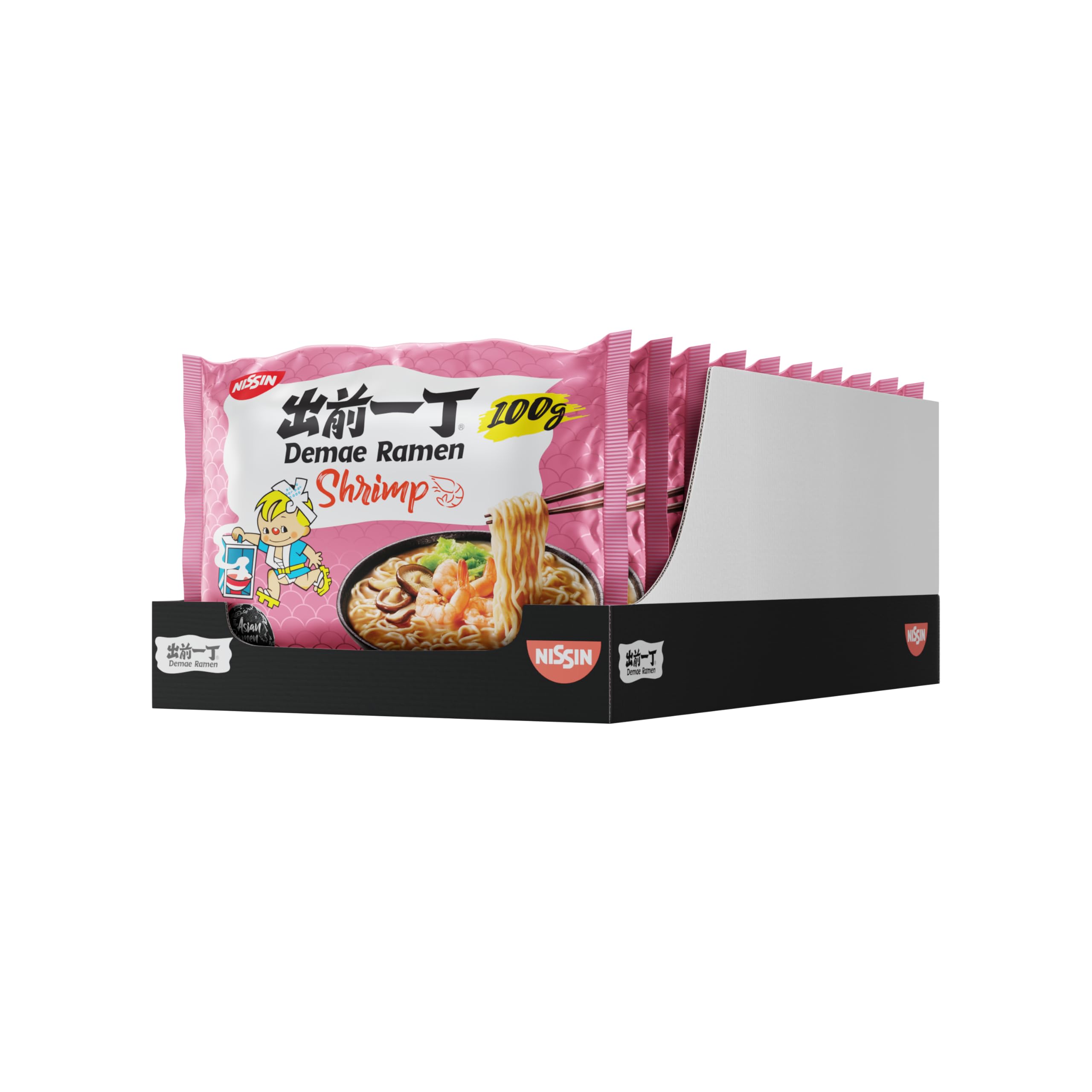 Nissin Demae Ramen Tonkotsu 100g Beutel Schwein