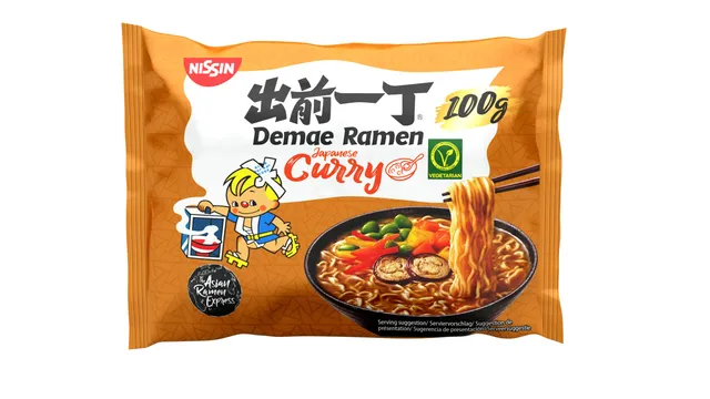 Nissin Demae Ramen Japanese Curry Instant-Nudeln 100 g