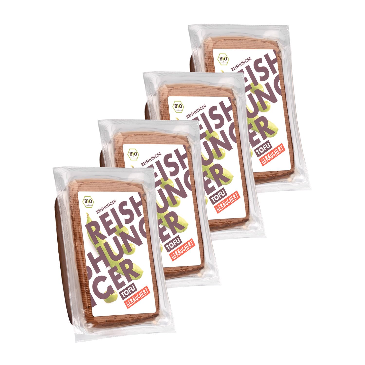 Reishunger BIO Tofu Rosso 4 x 200 g vegan glutenfrei