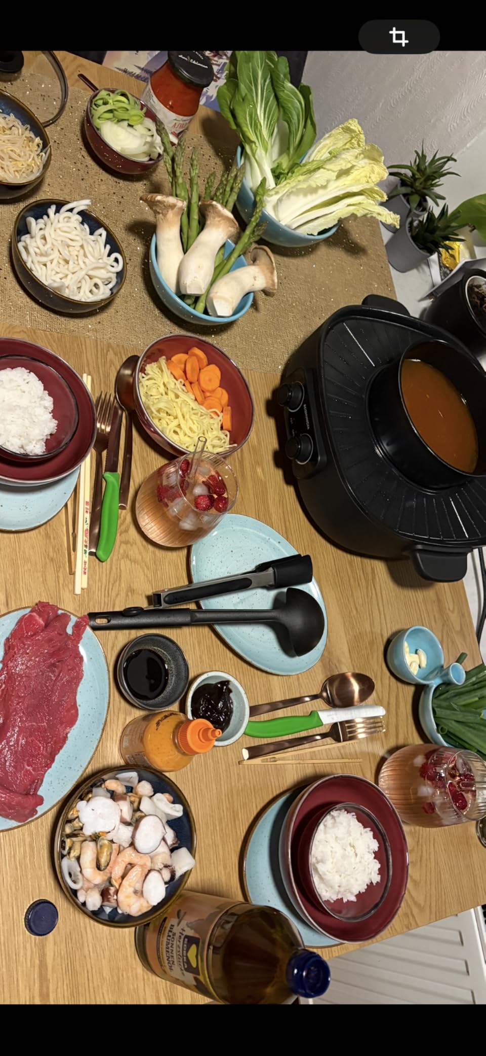 Reishunger Hot Pot Elektro mit Grill 2L 2-4 Personen