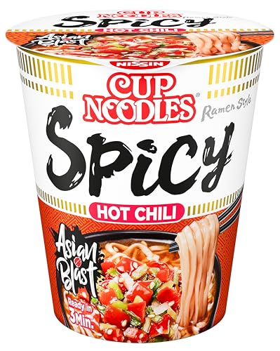 Nissin Cup Noodles Hot Chili Spicy 8x66g Instant