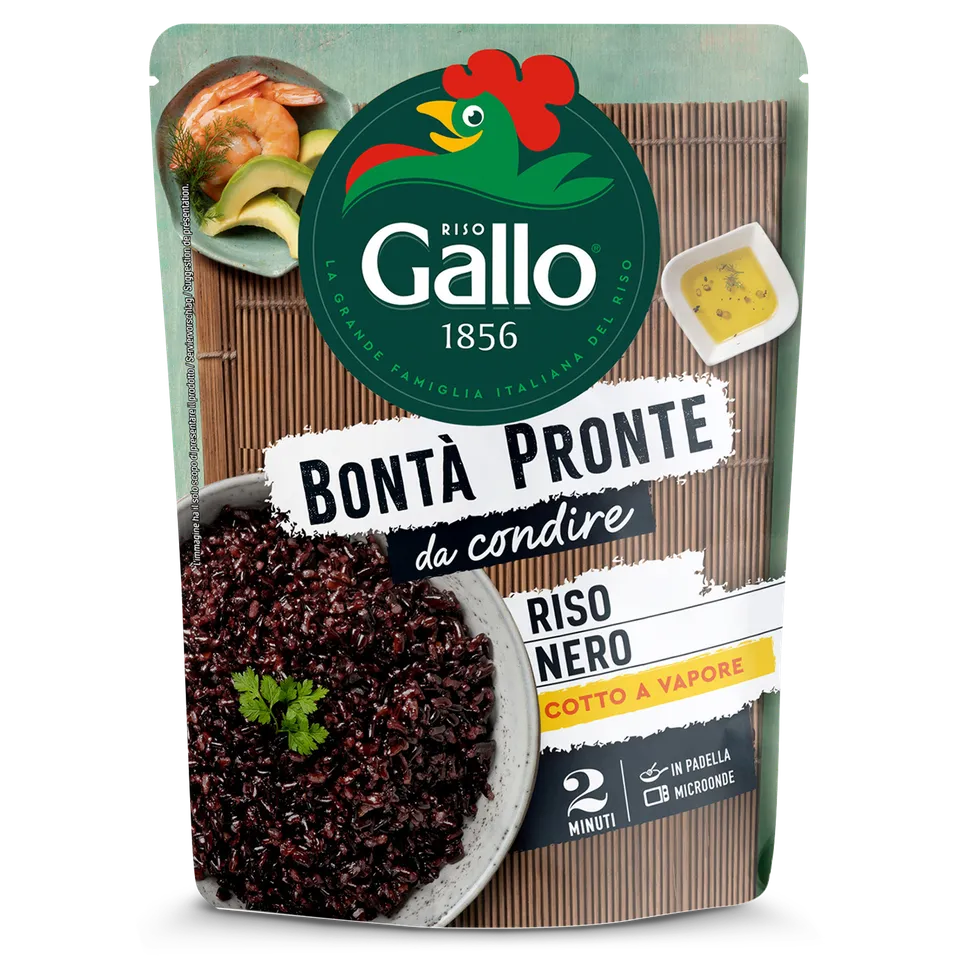 Riso Gallo Bontà Pronte Nero Express-Reis 250g 2 Min