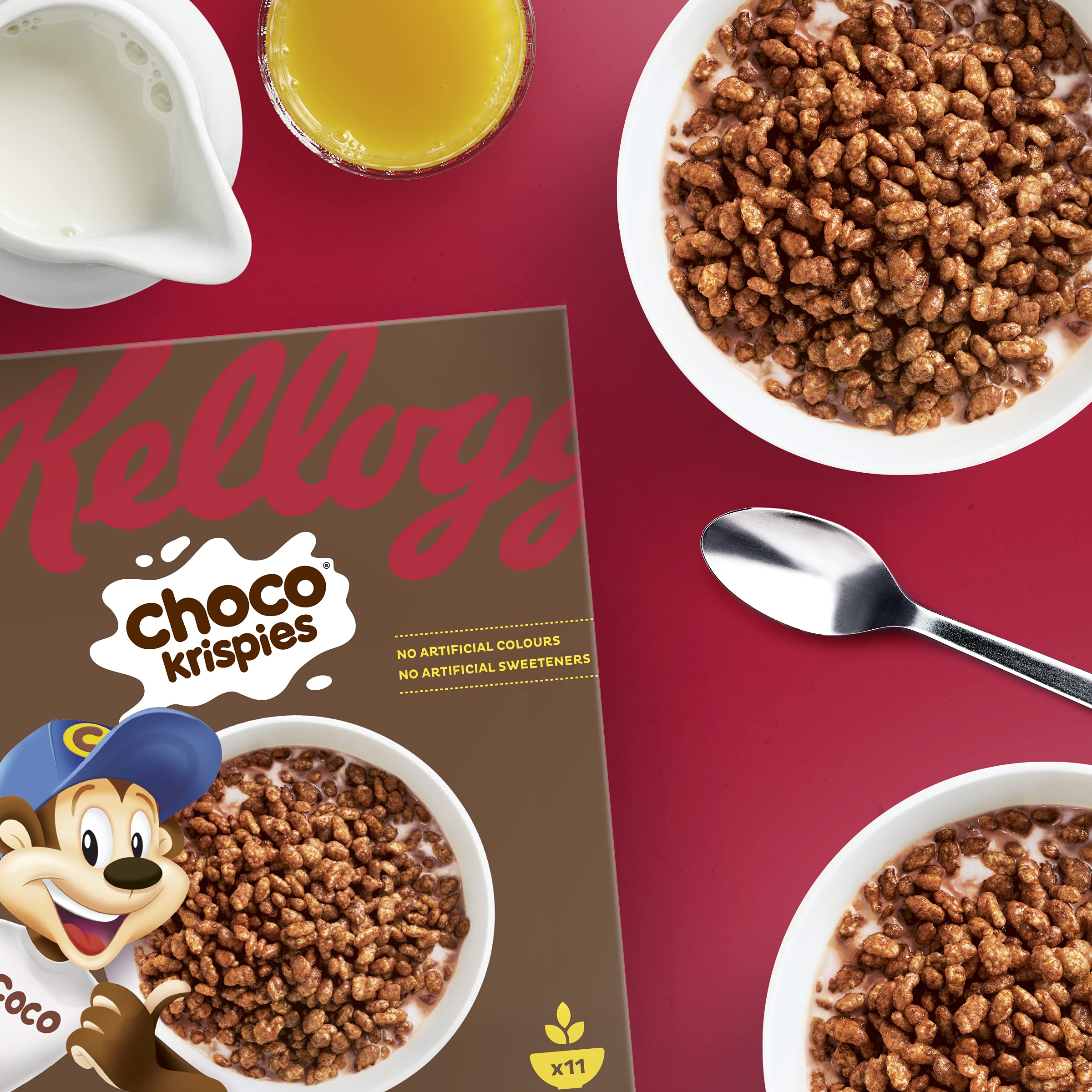 Kellogg's Choco Krispies Cerealien 330 g schokoladig