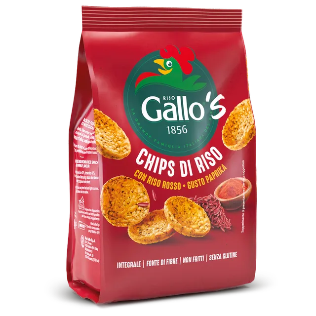 Riso Gallo Gallo's Chips Reissneck Paprika glutenfrei