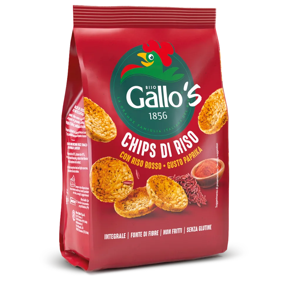 Riso Gallo Gallo's Chips Reissneck Paprika glutenfrei