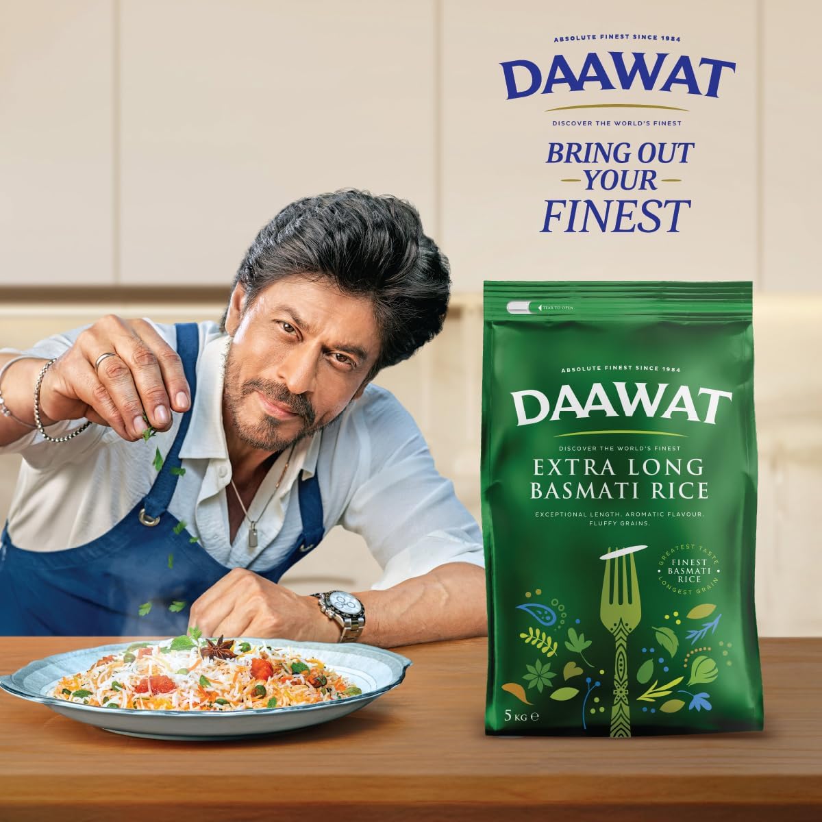 Daawat Extra Long Basmati Reis 5 kg extra lang