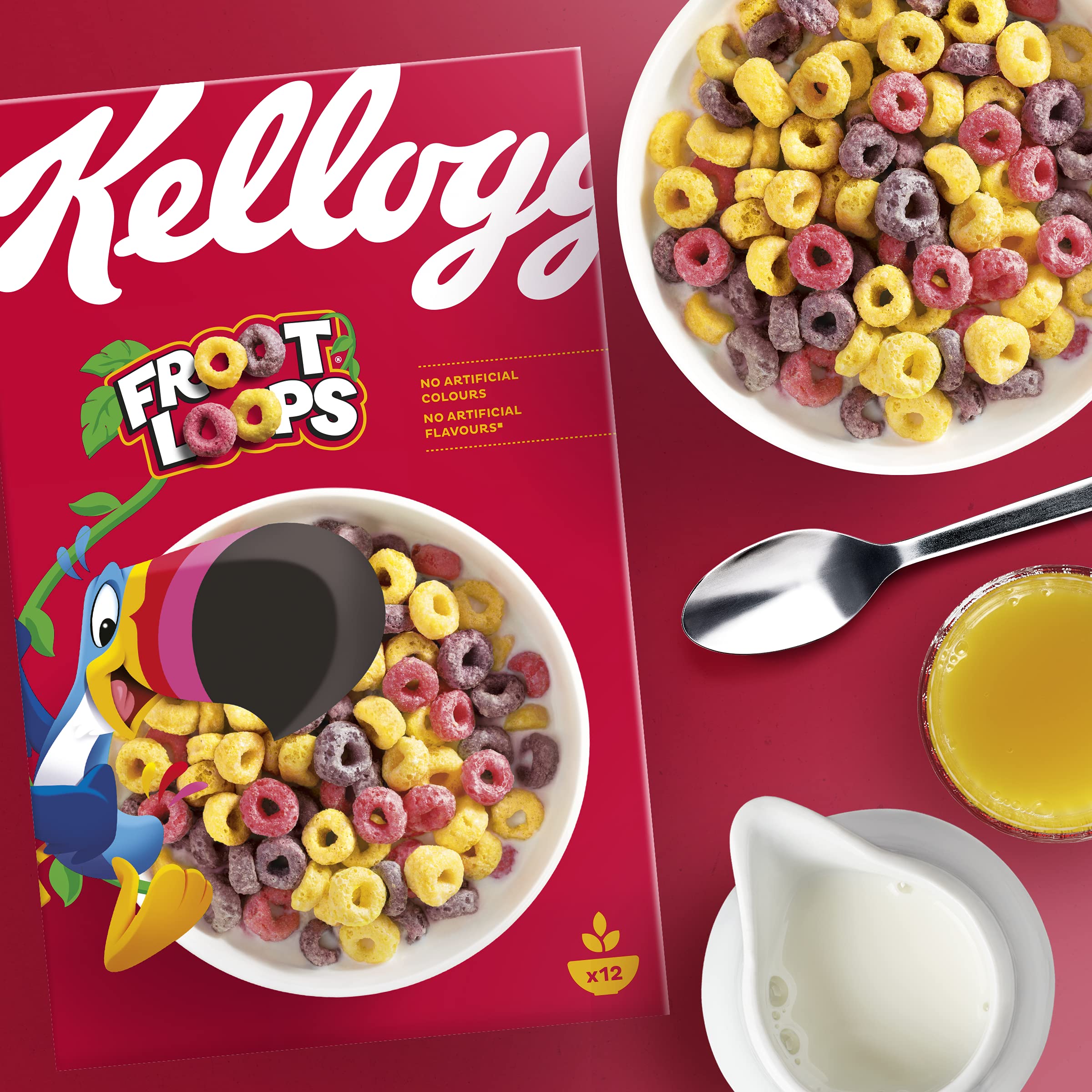 Kellogg's Froot Loops Cerealien 375 g Fruchtgeschmack