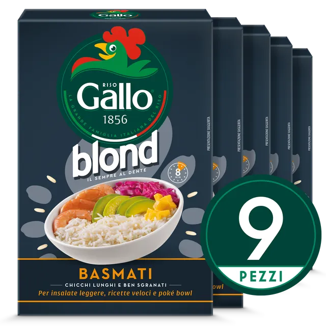 Riso Gallo Blond Basmati Reis parboiled aromatisch