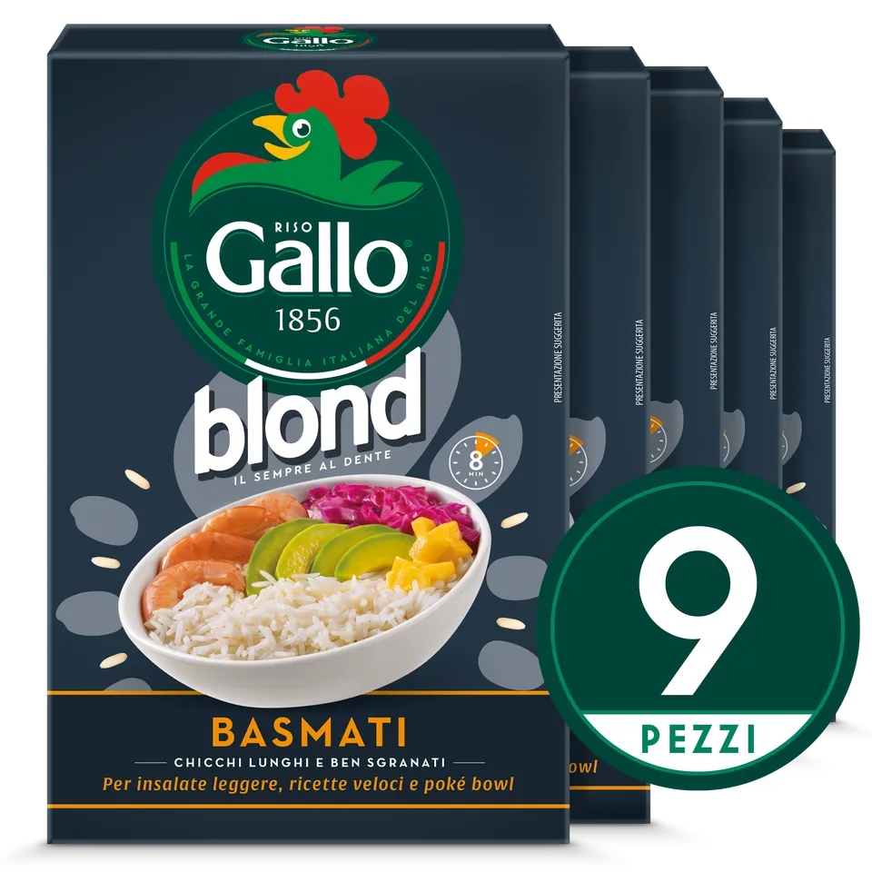 Riso Gallo Blond Basmati Reis parboiled aromatisch