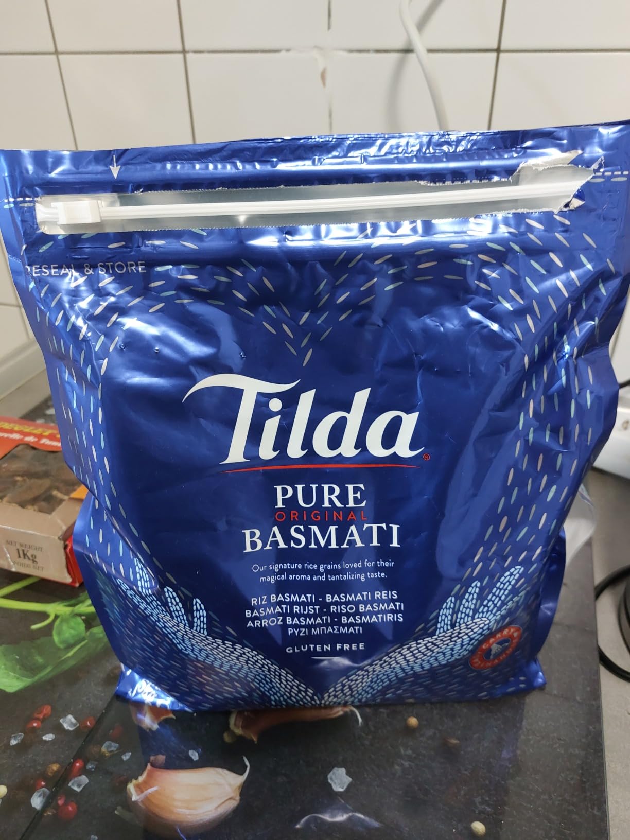 Tilda Pure Basmati Reis 10kg lockerer Langkornreis