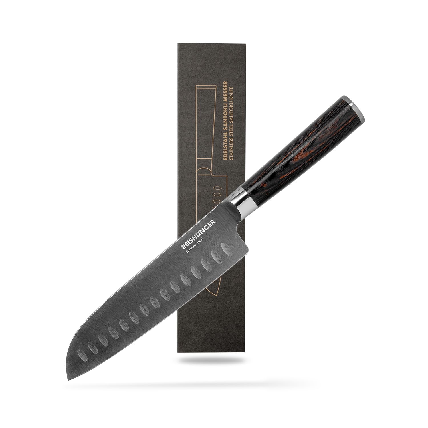 Reishunger Magnetleiste Edelstahl 40cm 5 Messer