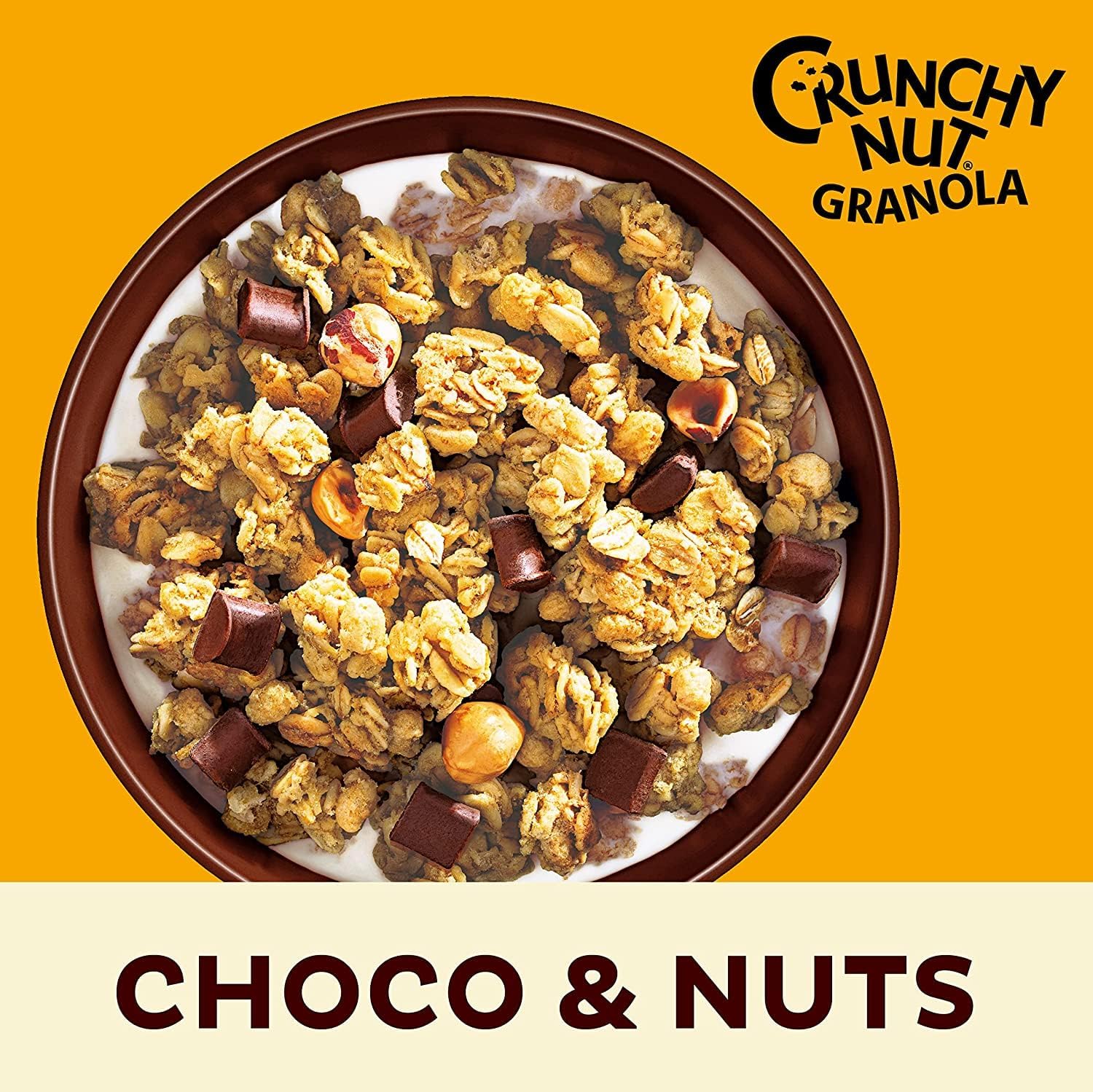 Kellogg's Crunchy Nut Granola Müsli 8 x 380 g Choco