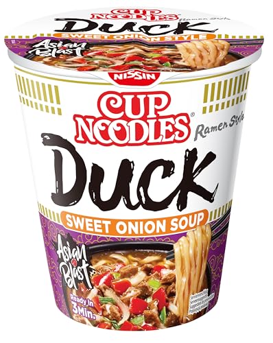 Nissin Cup Noodles Duck Instant-Becher 8x65g Ente