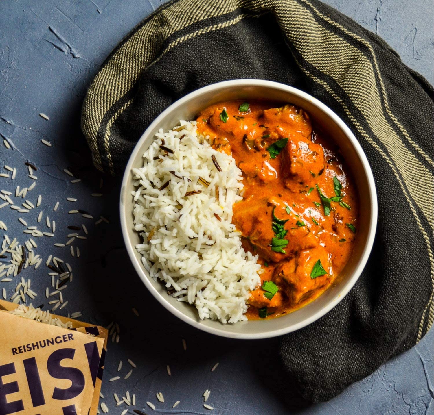 Reishunger Butter Chicken Curry Box Kochbox für 4 Personen indisch