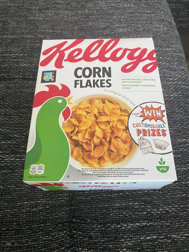 Kellogg's Corn Flakes Frühstückscerealien 375g Original