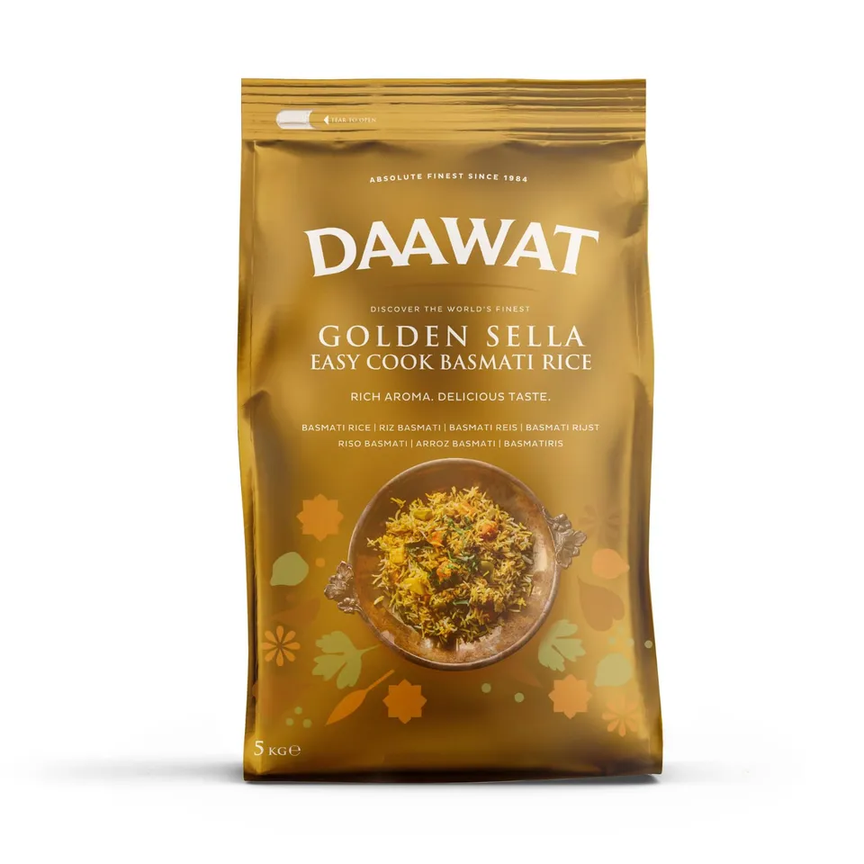 Daawat Golden Sella Easy Cook Basmatireis 5kg parboiled
