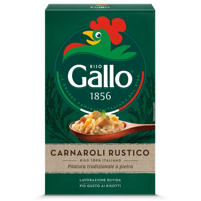 Riso Gallo Carnaroli Rustico Risottoreis rau ballaststoffreich