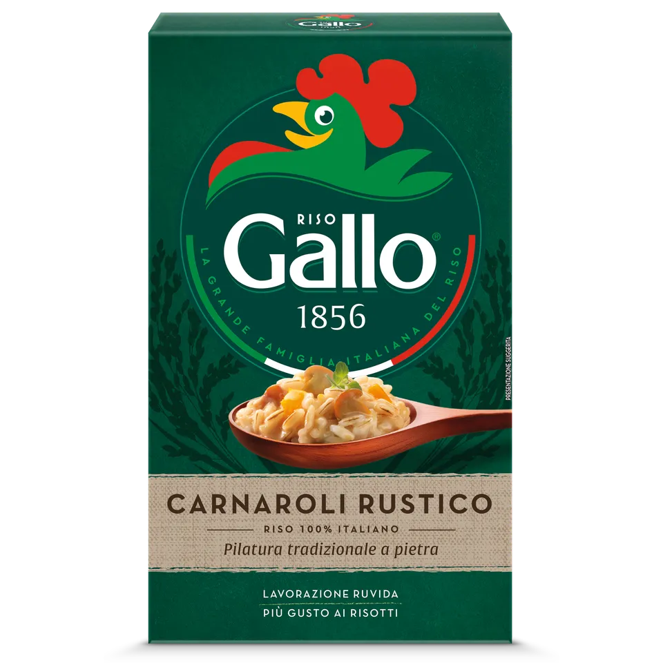 Riso Gallo Carnaroli Rustico Risottoreis rau ballaststoffreich